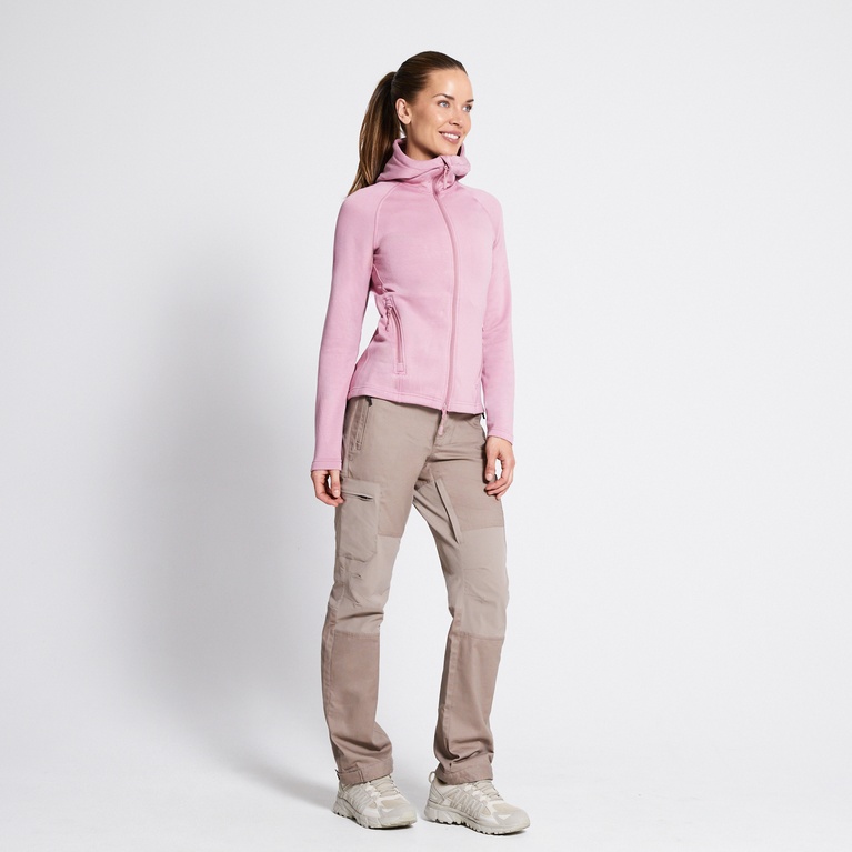 Functional hoodie "Vegby" Heather Pink